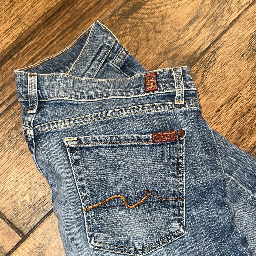 7 For All Mankind Light Blue Denim Jeans